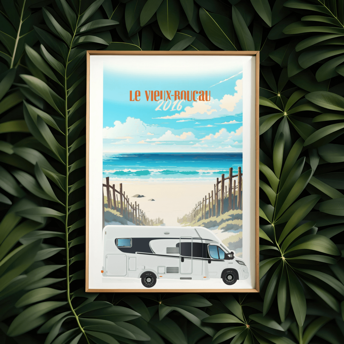 Votre illustration Vanlife 100 % personnalisable - Explora Van