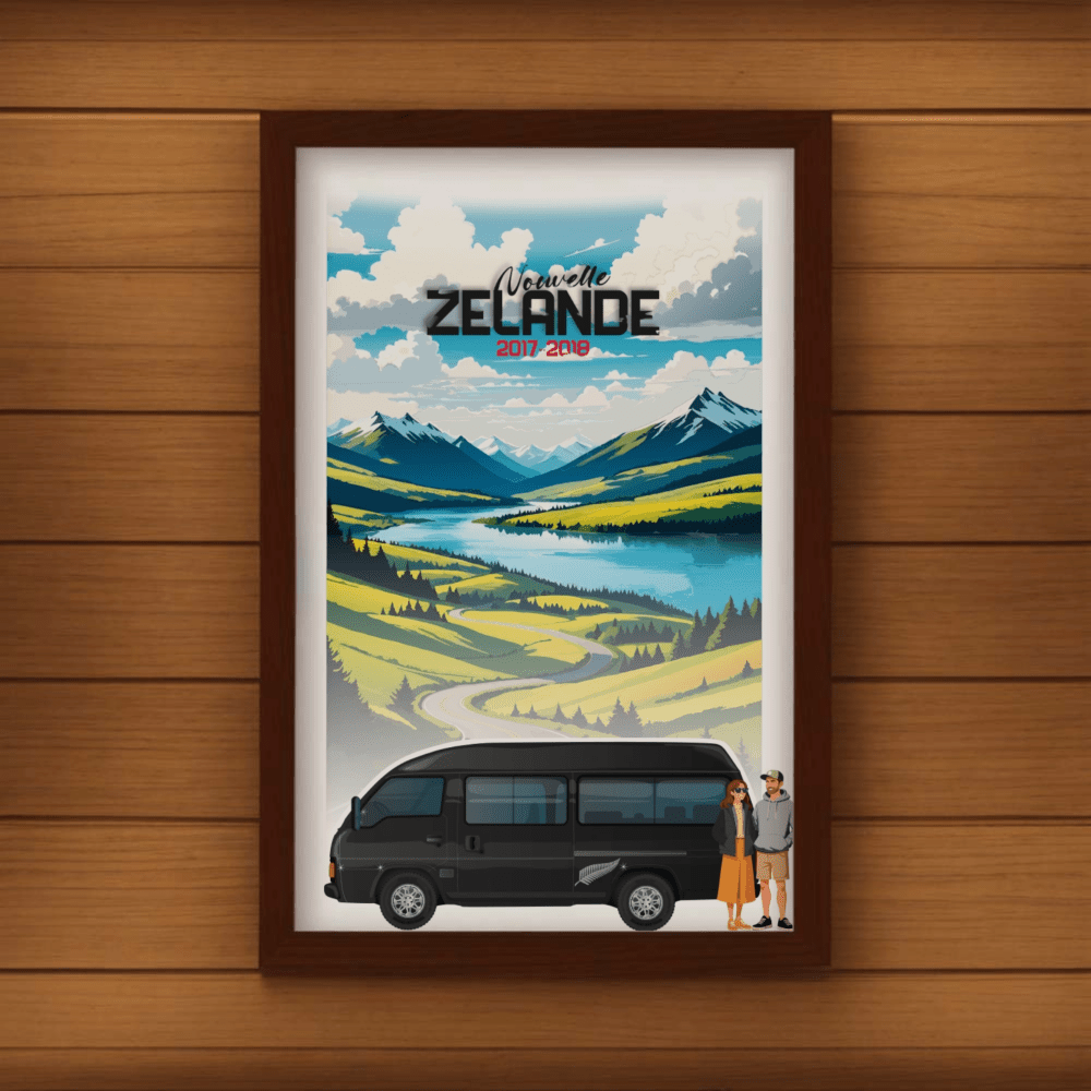 Votre illustration Vanlife 100 % personnalisable - Explora Van