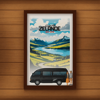 Votre illustration Vanlife 100 % personnalisable - Explora Van