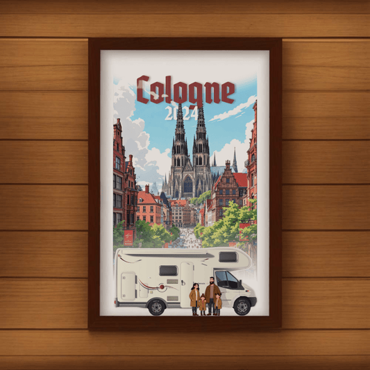 Votre illustration Vanlife 100 % personnalisable - Explora Van