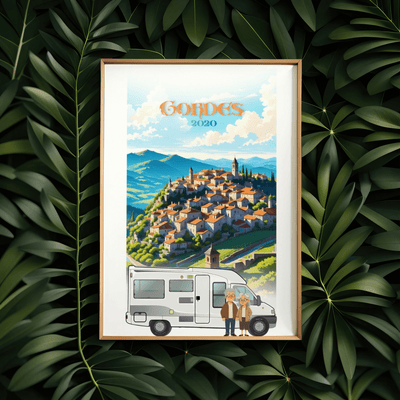 Votre illustration Vanlife 100 % personnalisable - Explora Van